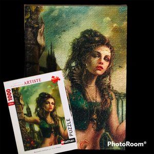 COMPLETE Cris Ortega Recontre Mystique 1000 Pc Puzzle Nathan Fairycore Fantasy